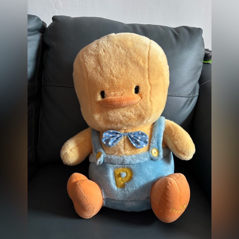 Piyo Piyo Duck Plush 18" Overalls Vintage 1991